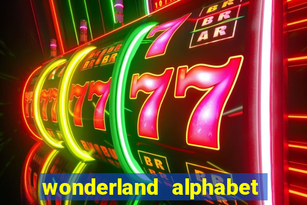 wonderland alphabet comic studio